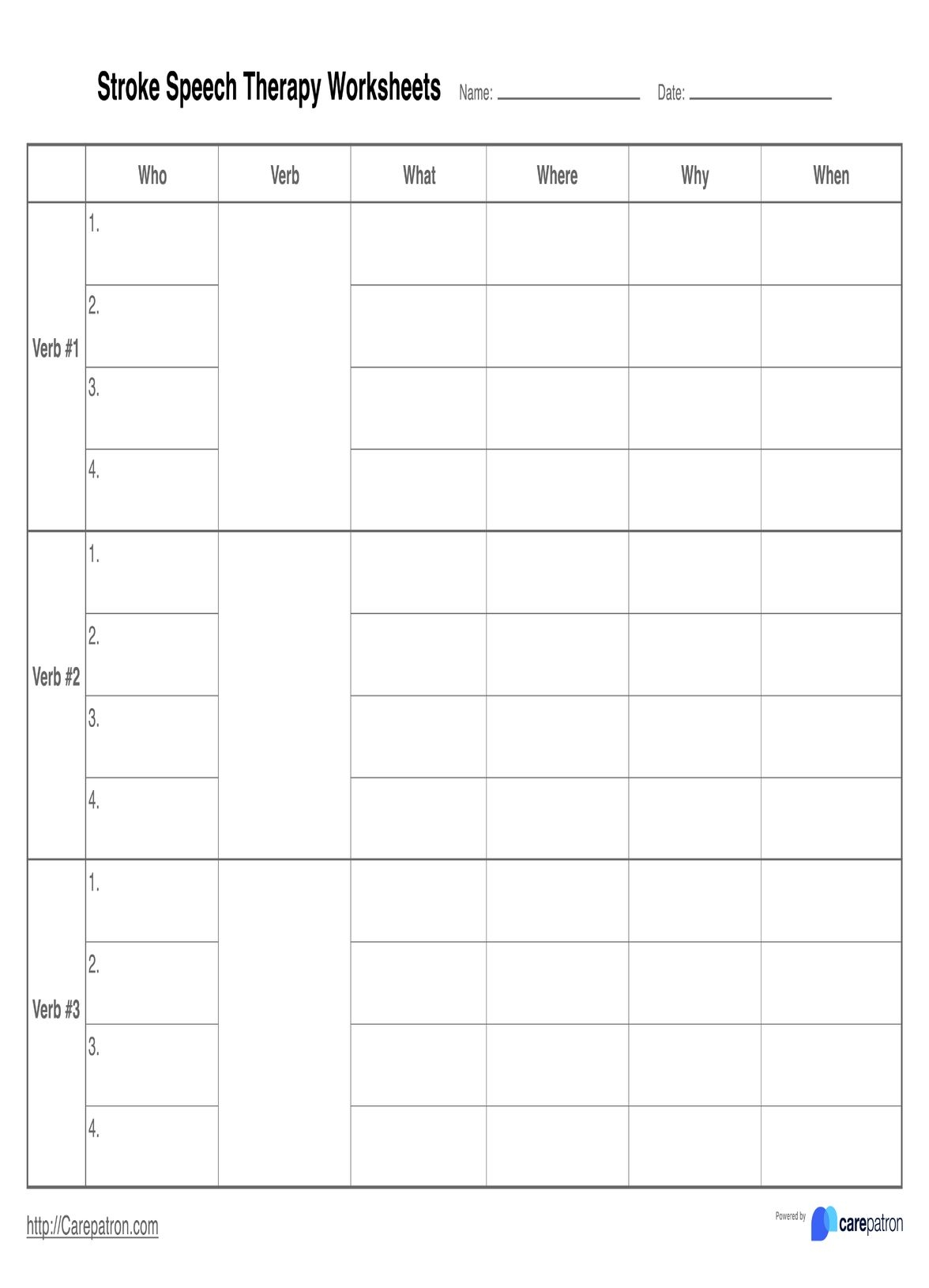 free printable aphasia worksheets