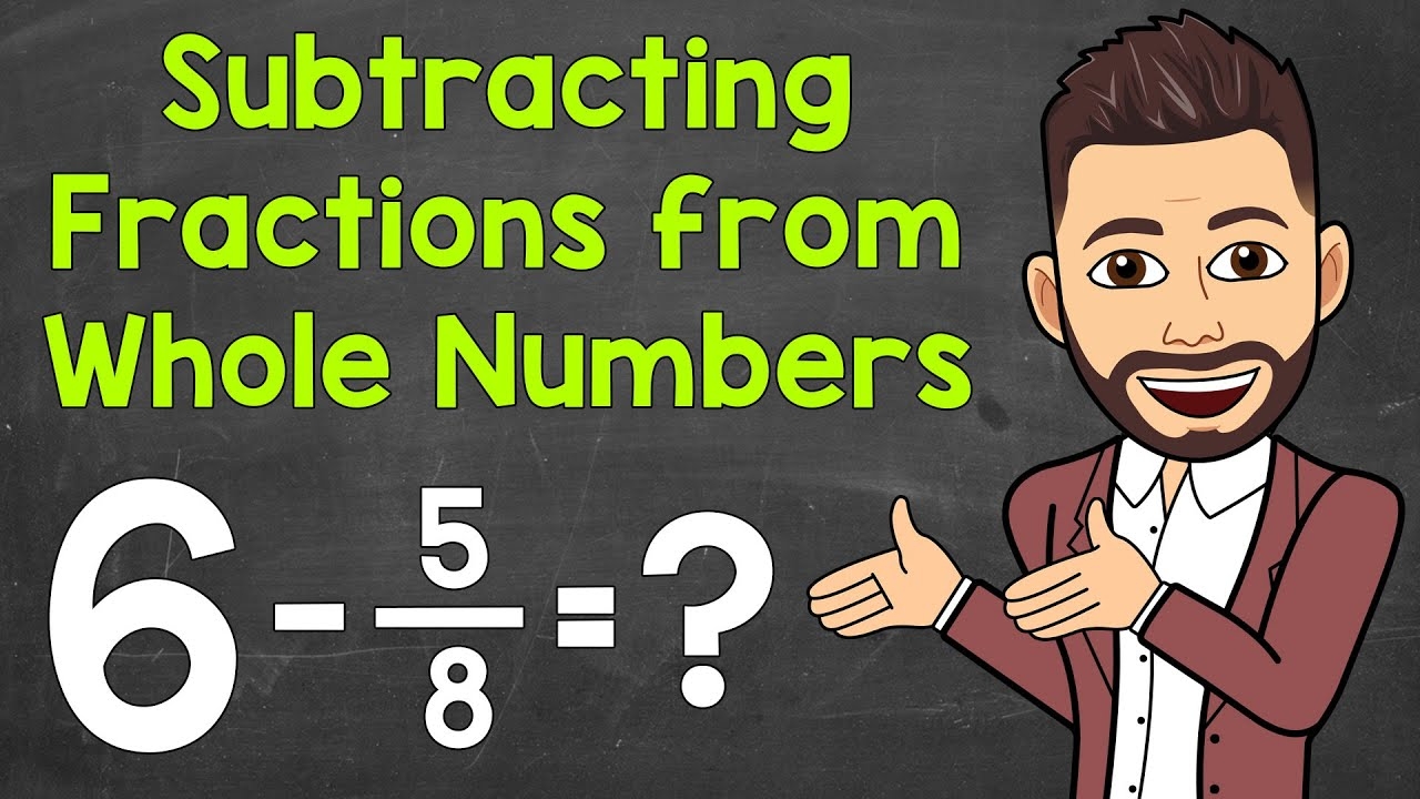 Subtracting A Fraction From A Whole Number Math With Mr J YouTube Subtracting A Fraction From A Whole Number Math With Mr J YouTube