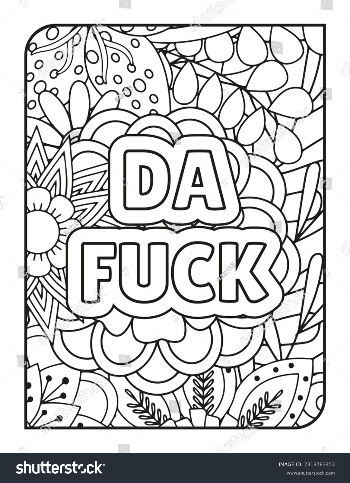 Swear Words Adult Coloring Pages Stock Illustration 2313783453 Shutterstock Swear Words Adult Coloring Pages Stock Illustration 2313783453 Shutterstock