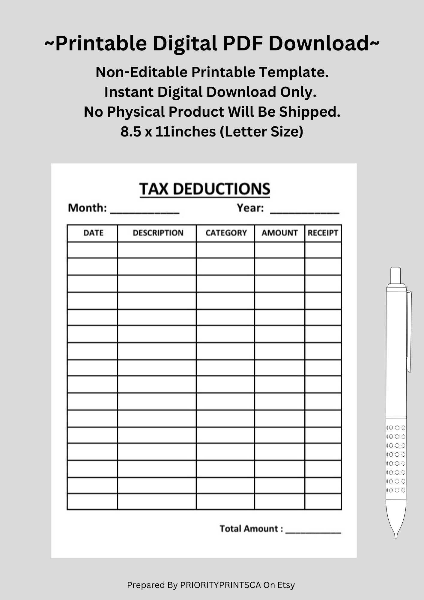 Tax Deductions Sheet Business Tax Deductions Personal Tax Worksheets Library