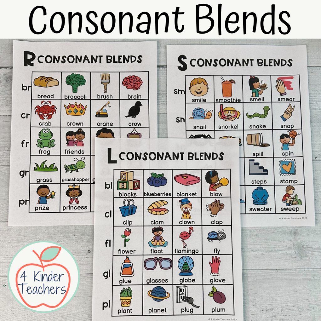 Teaching Consonant Blends In Kindergarten Tips And Strategies 4 Kinder Teachers Teaching Consonant Blends In Kindergarten Tips And Strategies 4 Kinder Teachers