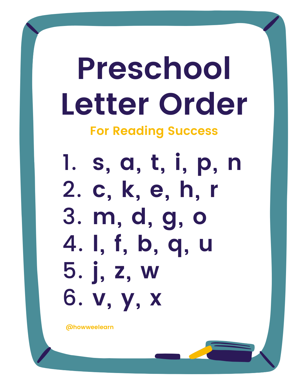 How To Teach Letters To Preschoolers