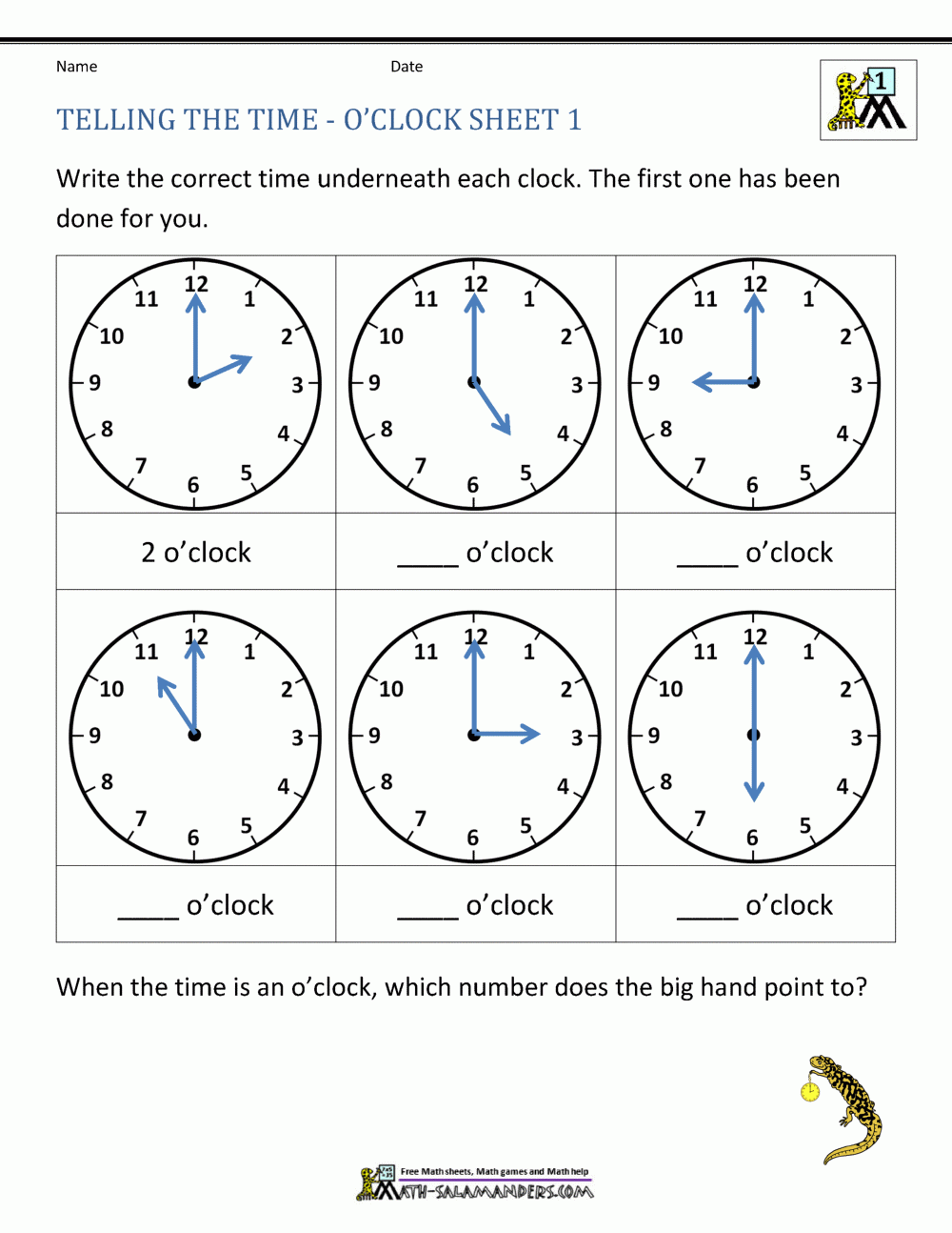 free printable time worksheets