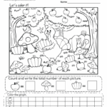 Thanksgiving Counting Worksheet Free Printable Digital PDF