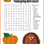 Thanksgiving Word Search Free Printable Puzzles Free Printables Monograms Design Tools Patterns DIY Projects