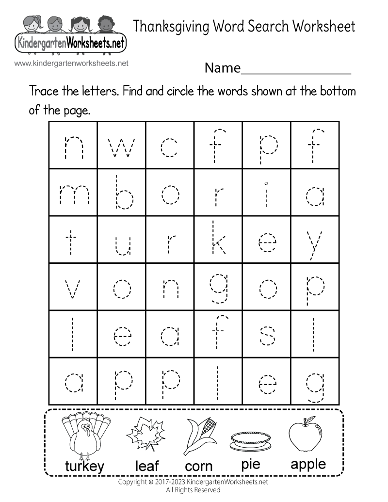 thanksgiving worksheets free printables