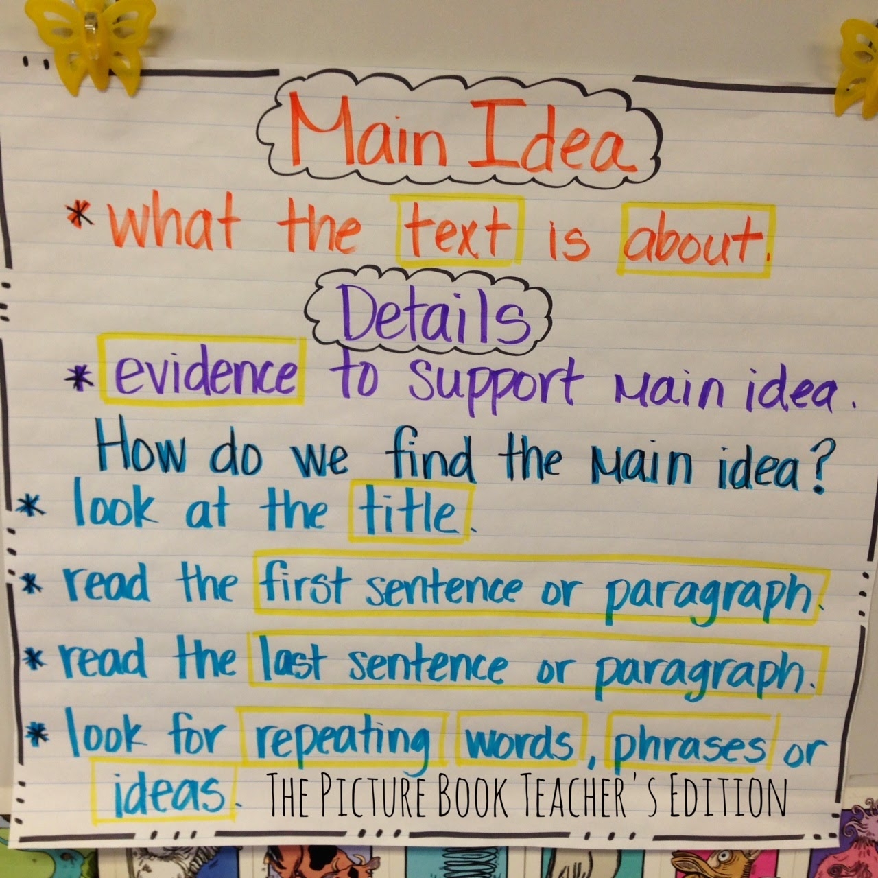 Story With Main Idea