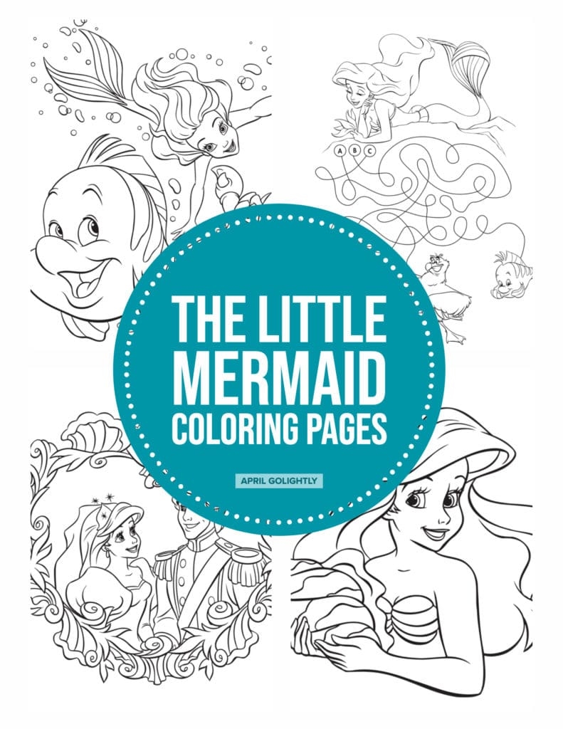 little mermaid coloring pages free printable little mermaid coloring pages free printable