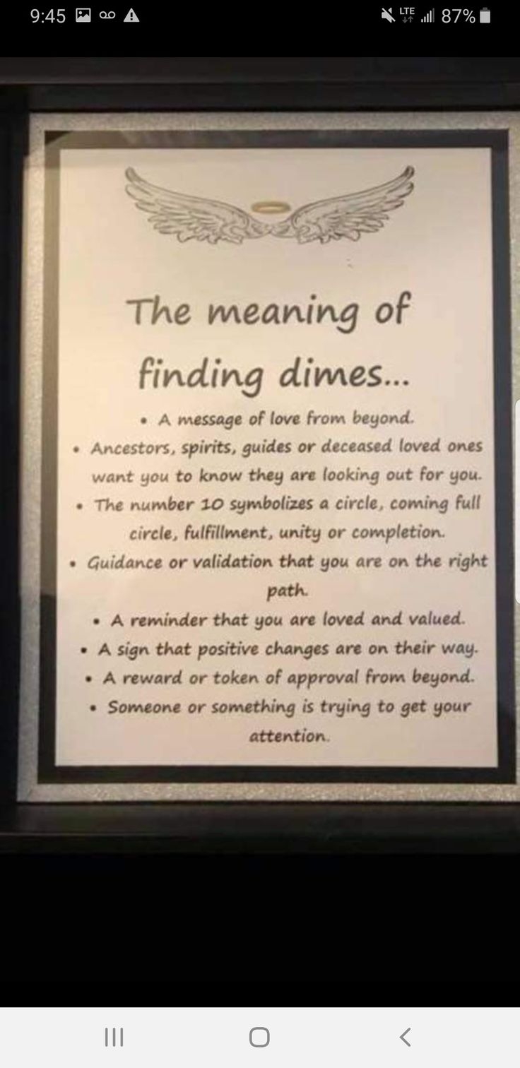 The Meaning Of Finding Dimes Poems And Guidance