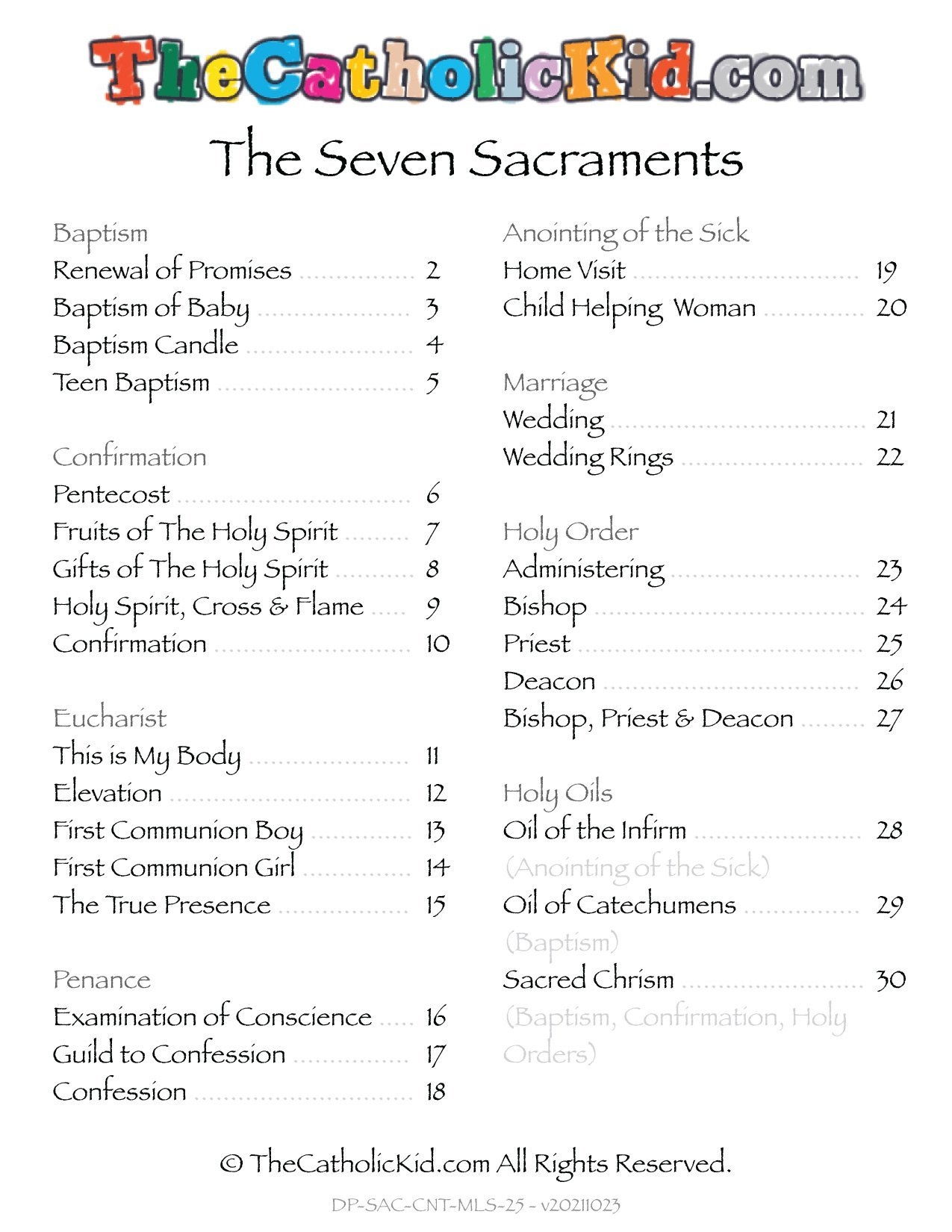The Seven Sacraments Download Pack TheCatholicKid The Seven Sacraments Download Pack TheCatholicKid