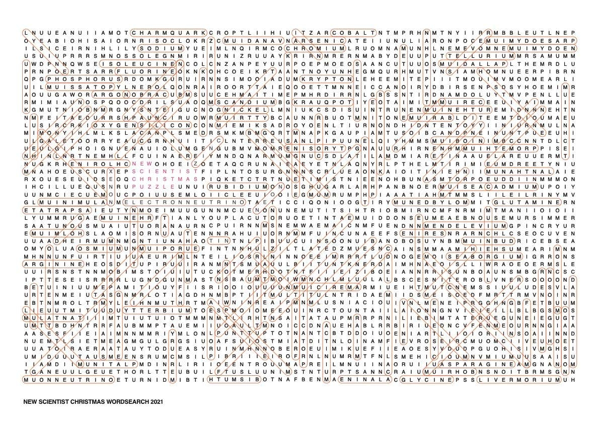 The World s Hardest Word Search Life The Universe And Everything New Scientist The World s Hardest Word Search Life The Universe And Everything New Scientist