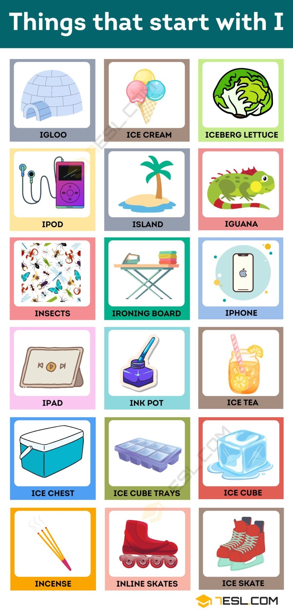 Things That Start With I In English 7ESL Things That Start With I In English 7ESL