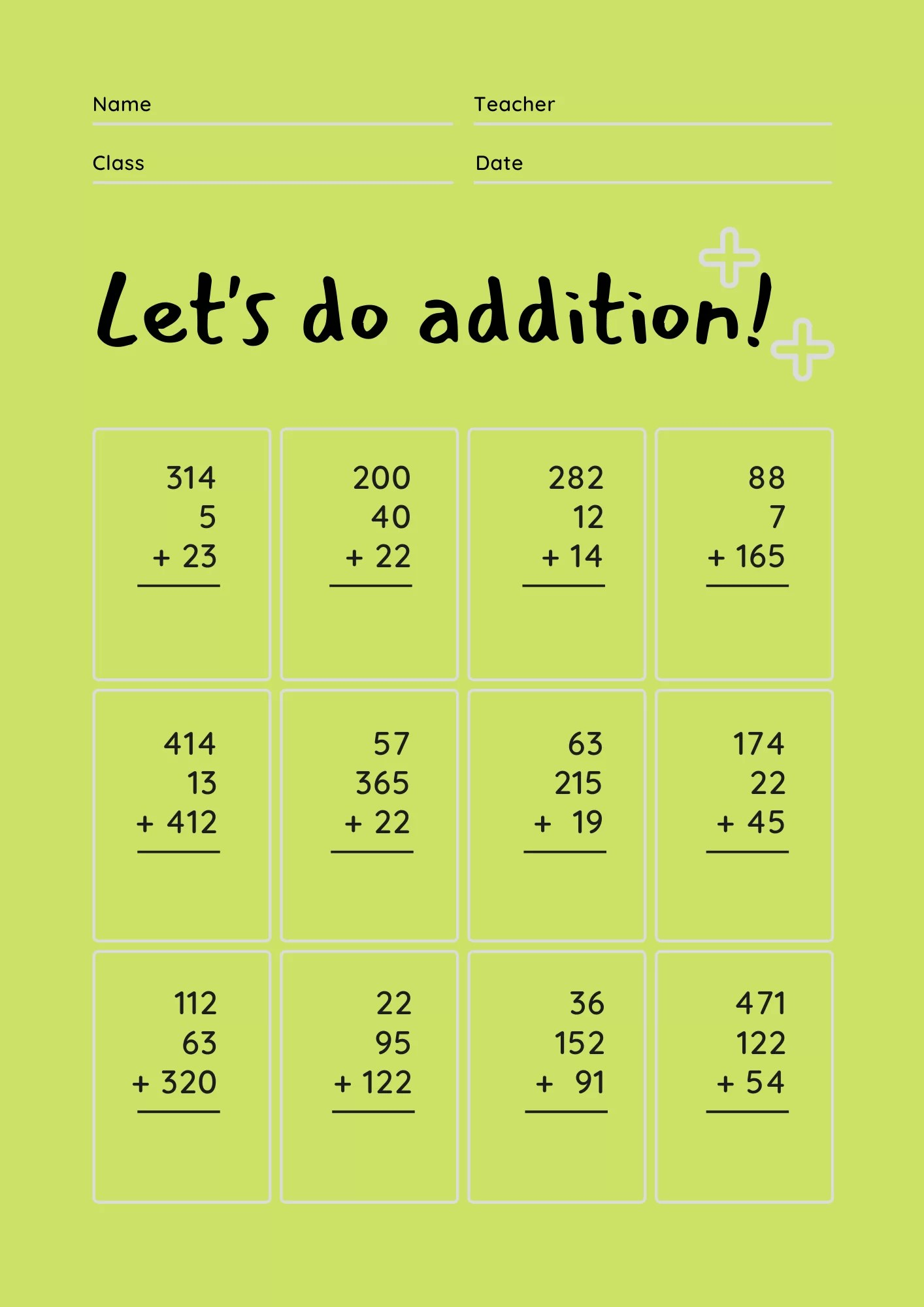 Three digit Addition Worksheets with Regrouping Activity School For Kids