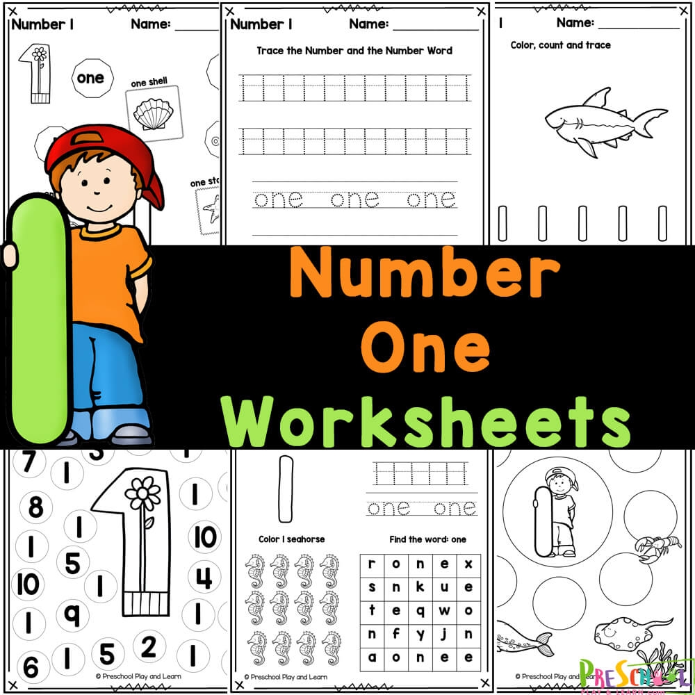 TONS Of FREE Printable Preschool Worksheets