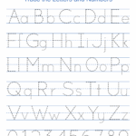 Tracing Alphabet Letters Printable Handwriting Worksheets DIY Worksheets Library