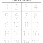 Tracing Numbers Free Printable Practice PDF Worksheets Free Printables Monograms Design Tools Patterns DIY Projects