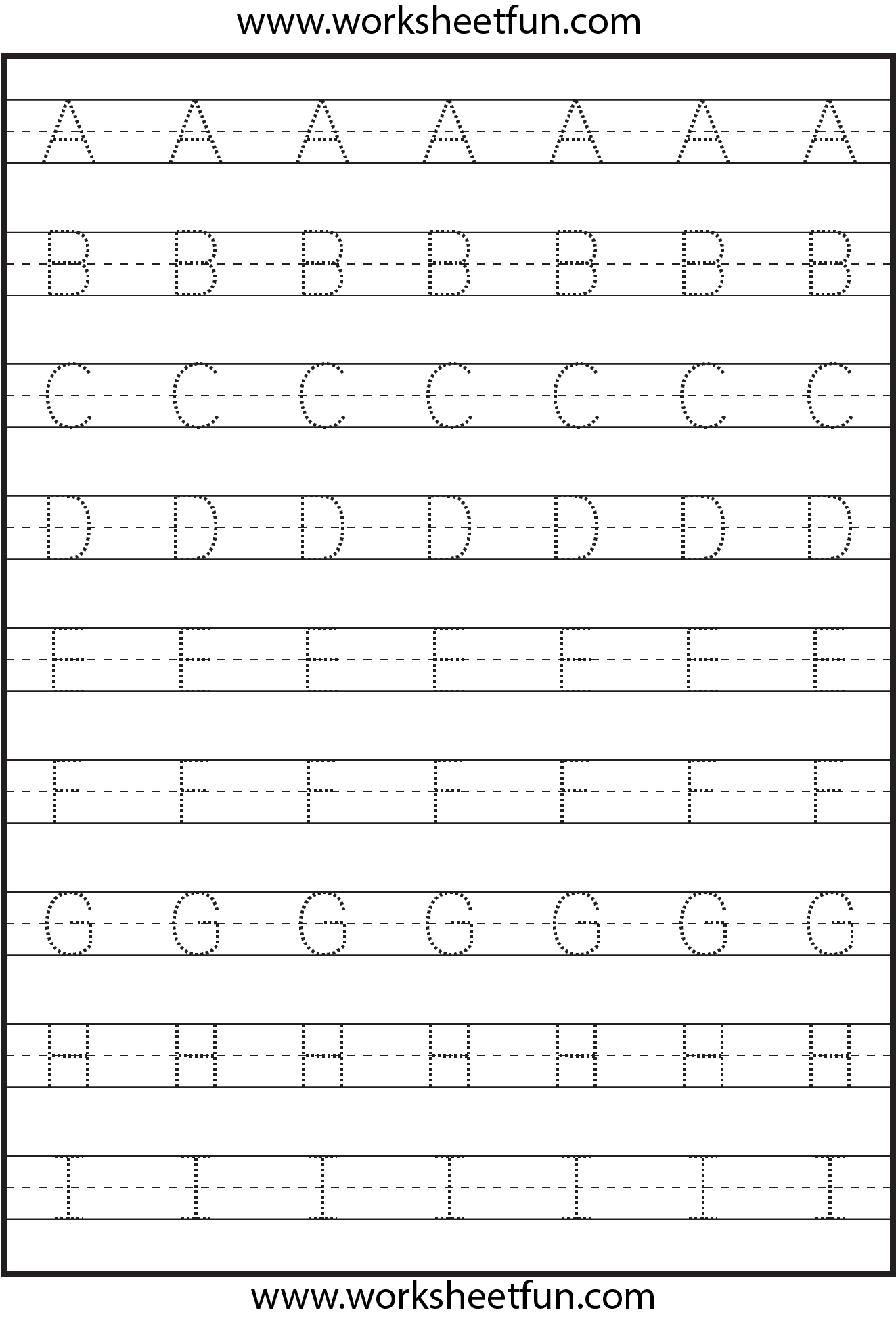 letter tracing worksheets free printable letter tracing worksheets free printable