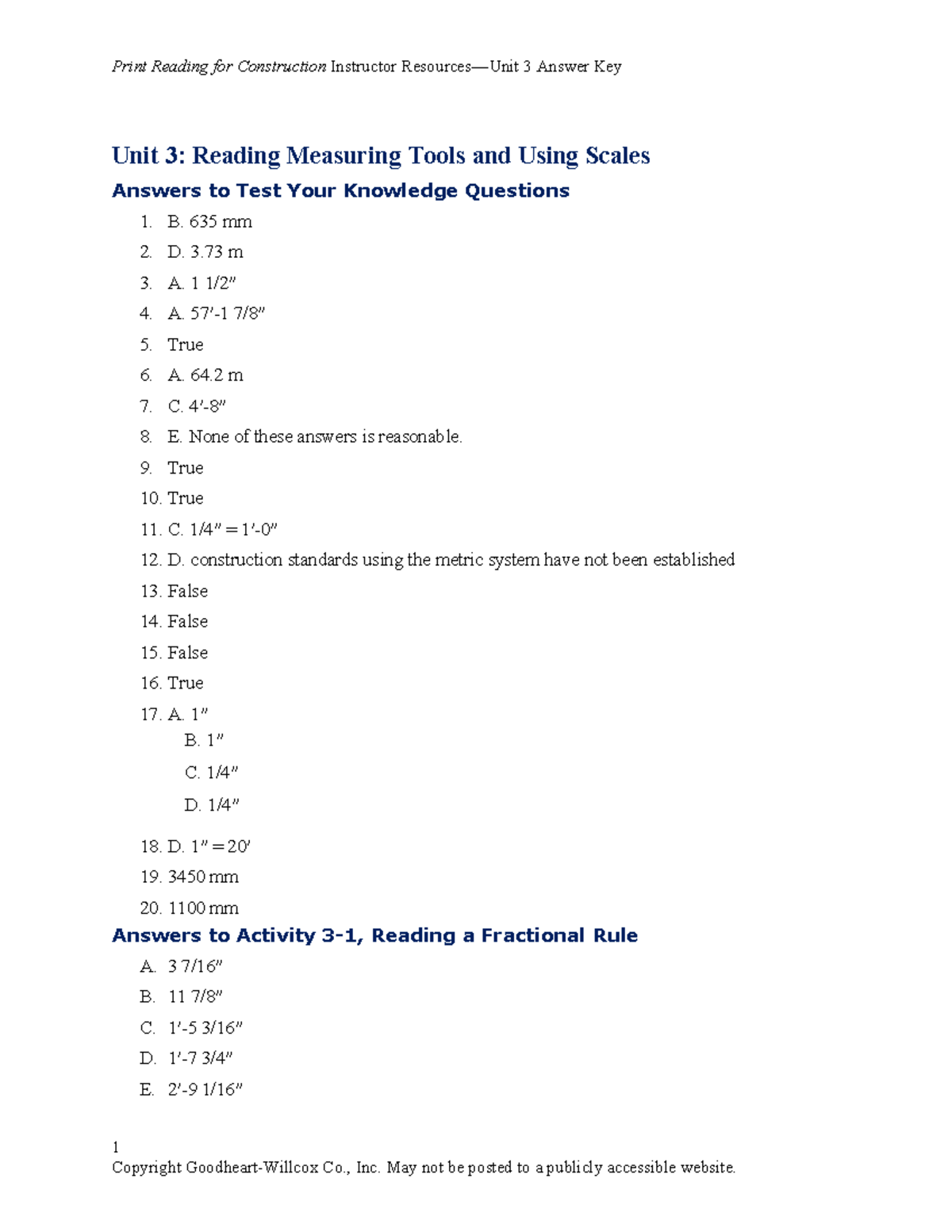Unit 03 Answer Key Measuring Tools And Scales Explanations Studocu Unit 03 Answer Key Measuring Tools And Scales Explanations Studocu