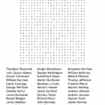 US Presidents Word Search WordMint