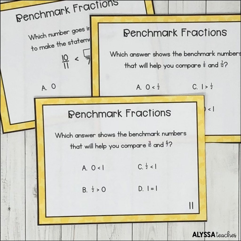 Using Benchmark Fractions To Compare Fractions Alyssa Teaches Using Benchmark Fractions To Compare Fractions Alyssa Teaches