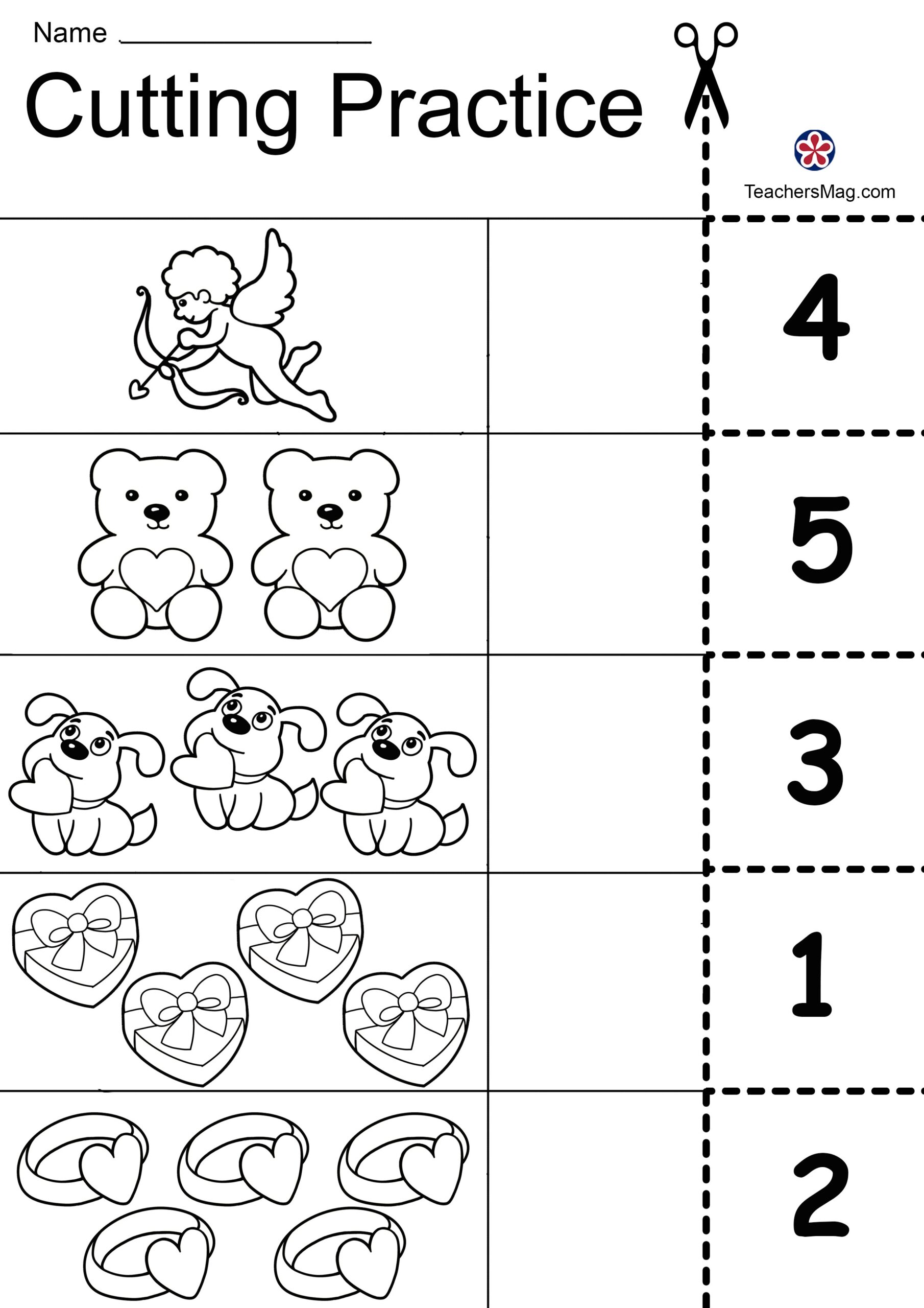 Valentine’s Day Printable Worksheets