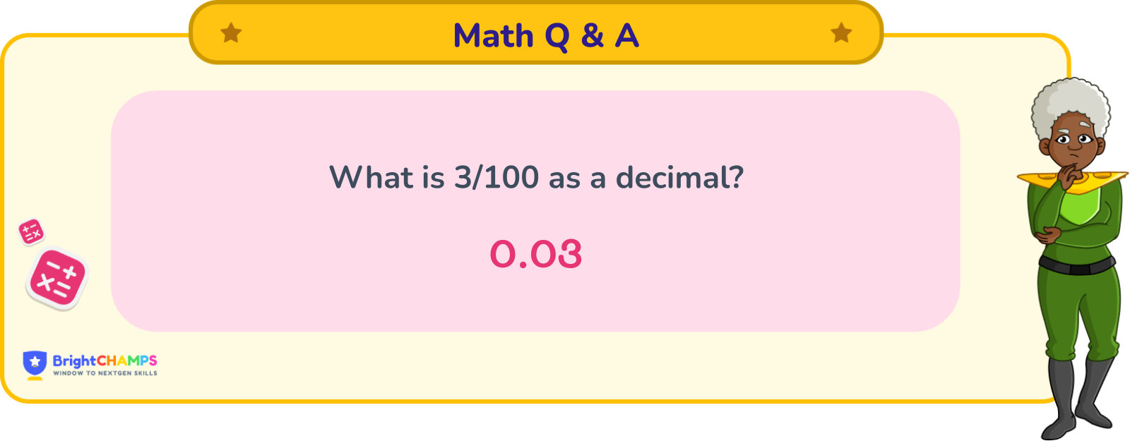 What Is 3 100 As A Decimal Solved 