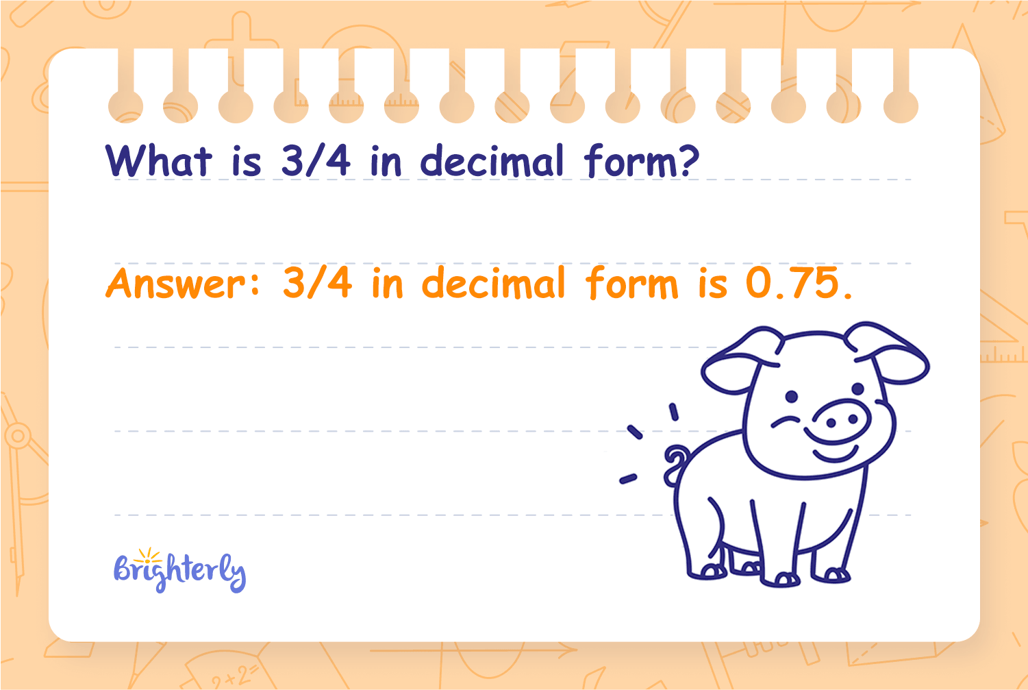 what is 3 in decimal form