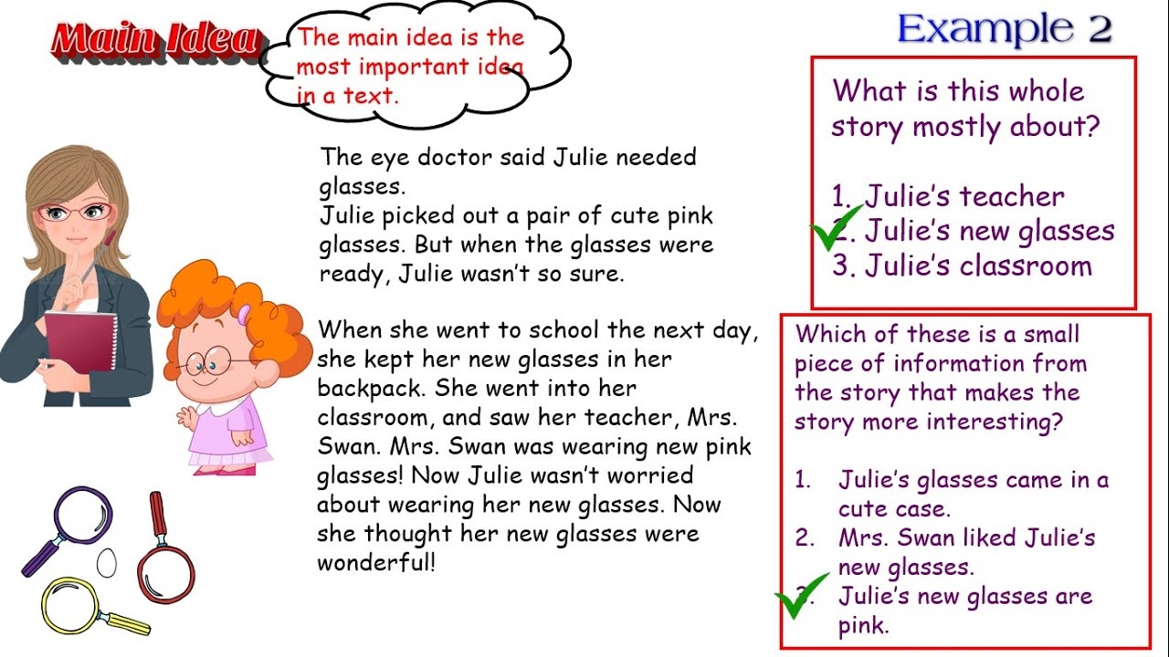 What Is A Main Idea And How Do We Find The Main Idea From The Passage YouTube