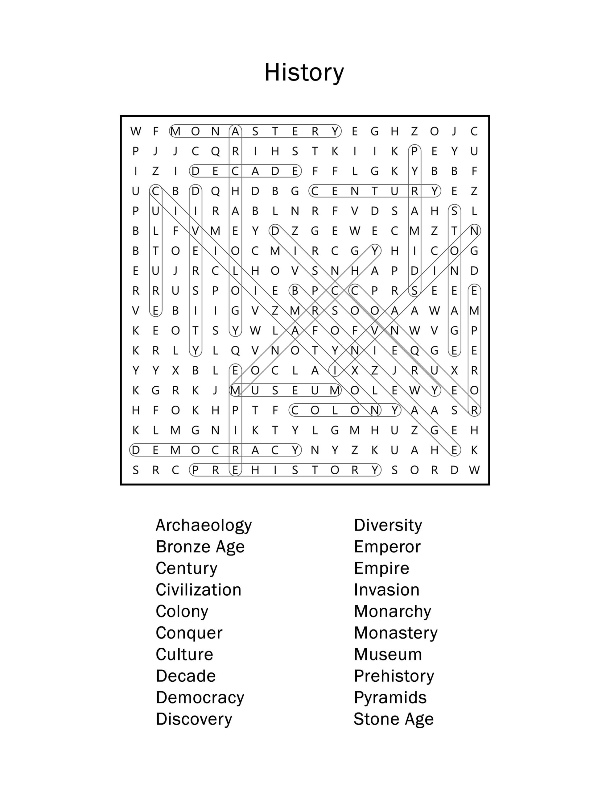 Word Search Retailer Worksheets