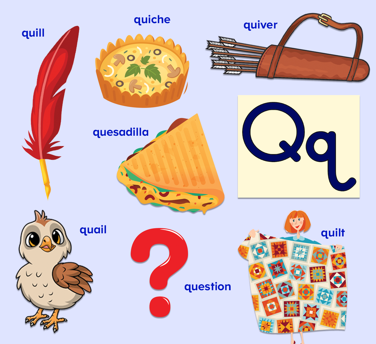 Words That Start With The Letter Q For Kids ABCmouse