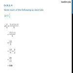 Write In Decimals 3 3 5 Class 6 Teachoo Decimals Place Value Table