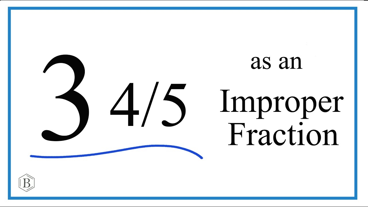 3 4 5 As A Fraction