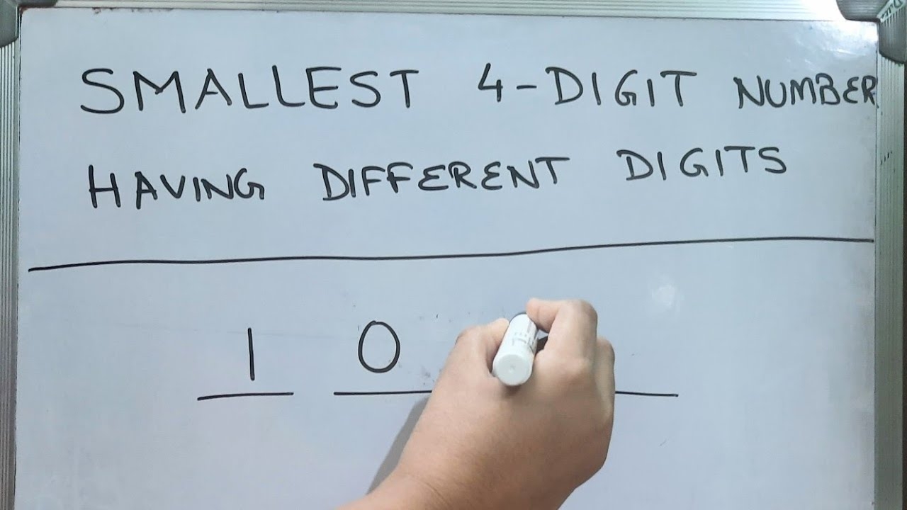 Least 4 Digit Number