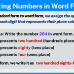 Writing Numbers In Standard Word And Expanded Forms ExperTuition