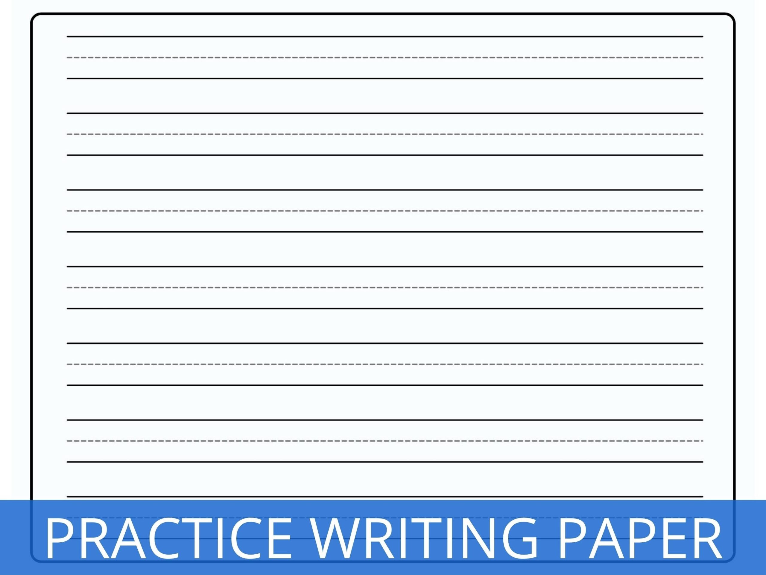 Writing Practice Paper Kindergarten Writing Paper Learning How To Print Sheets Lined Paper Handwriting Paper Kids Writing Paper Etsy Writing Practice Paper Kindergarten Writing Paper Learning How To Print Sheets Lined Paper Handwriting Paper Kids Writing Paper Etsy