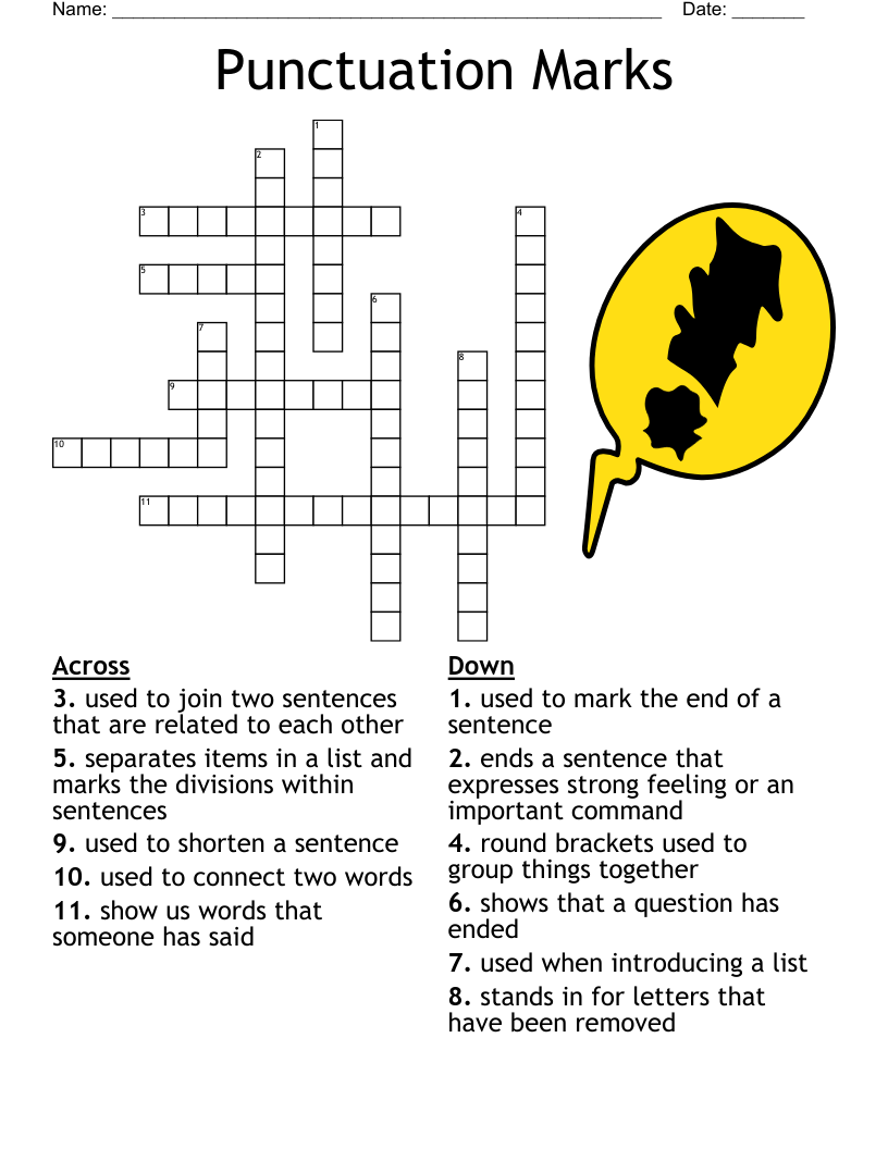 Year 6 Grammar Revision Crossword WordMint Year 6 Grammar Revision Crossword WordMint