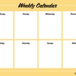 19 Free Weekly Calendar Templates Word Excel PDF