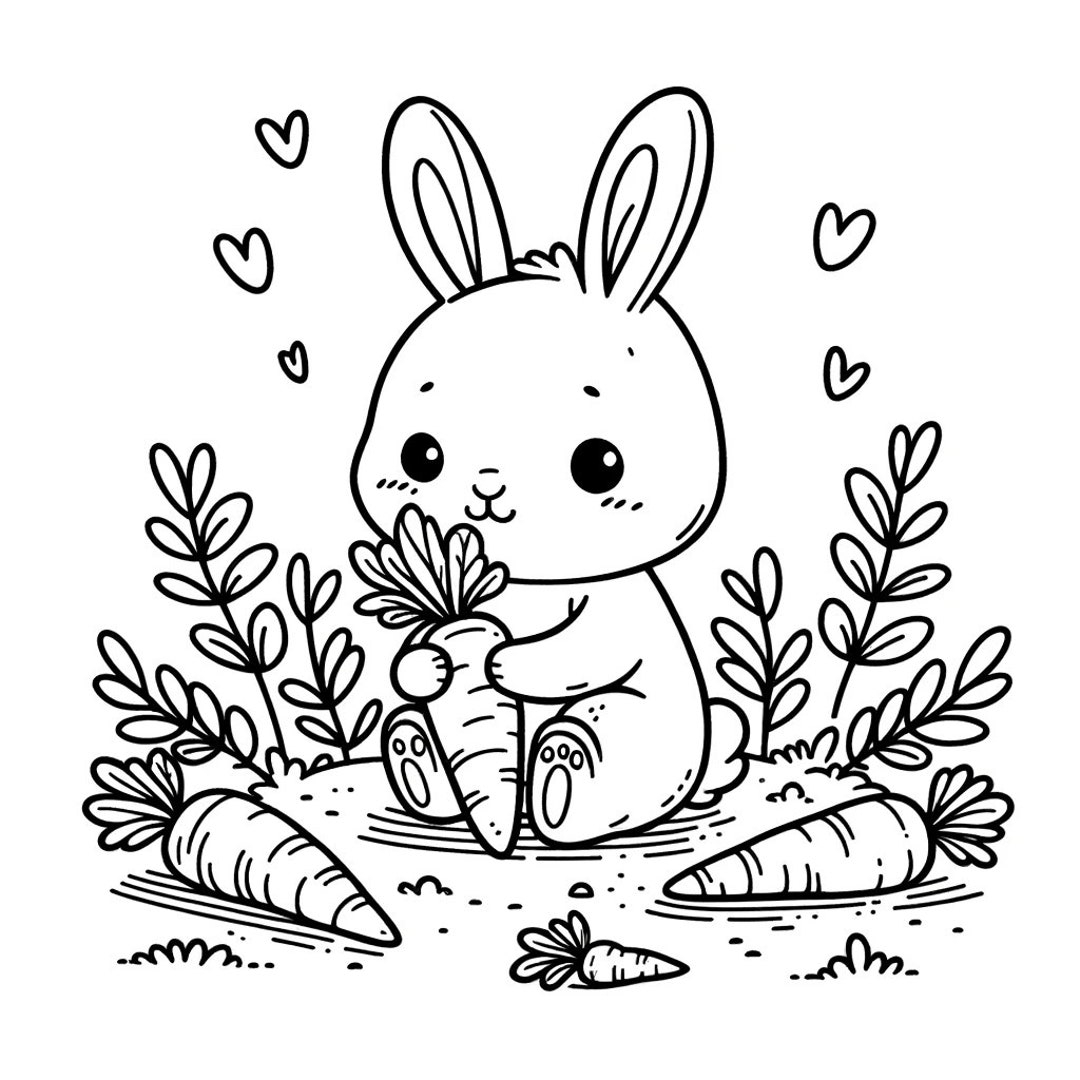 Bunny Images To Color