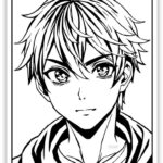 Anime Coloring Pages Free PDF Printables Simply Love Coloring