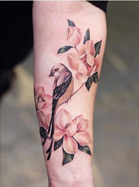 Bird On Flower Is So Beautiful Bird And Flower Tattoo Is Amazing birdonflower birdandflowertattoo Bird On Flower Is So Beautiful Bird And Flower Tattoo Is Amazing birdonflower birdandflowertattoo