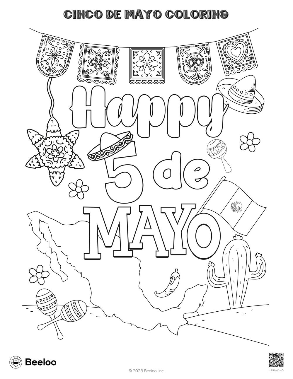 Cinco De Mayo Coloring Beeloo Printable Crafts And Activities For Kids Cinco De Mayo Coloring Beeloo Printable Crafts And Activities For Kids