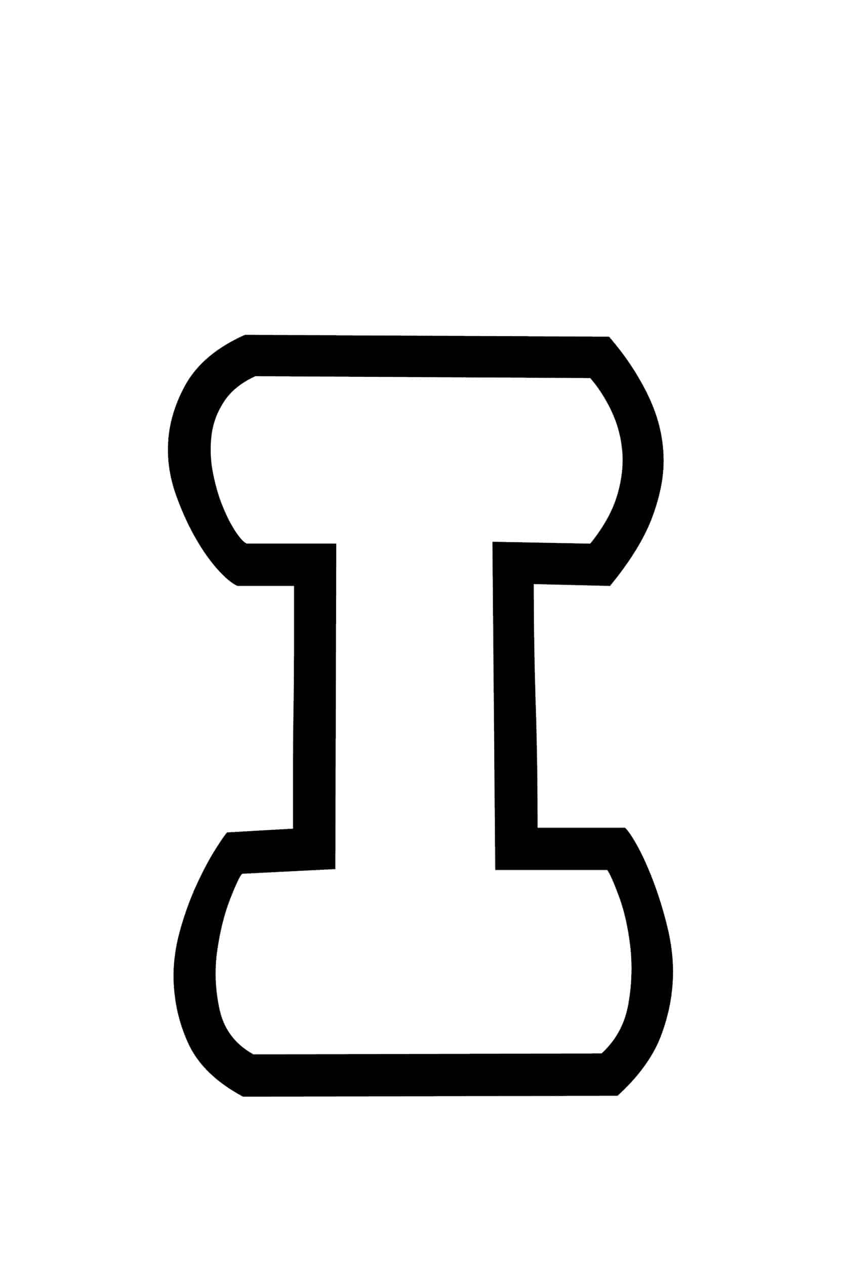 Bubble Letters For I