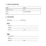Free Texas Motor Vehicle Bill Of Sale Form PDF Word