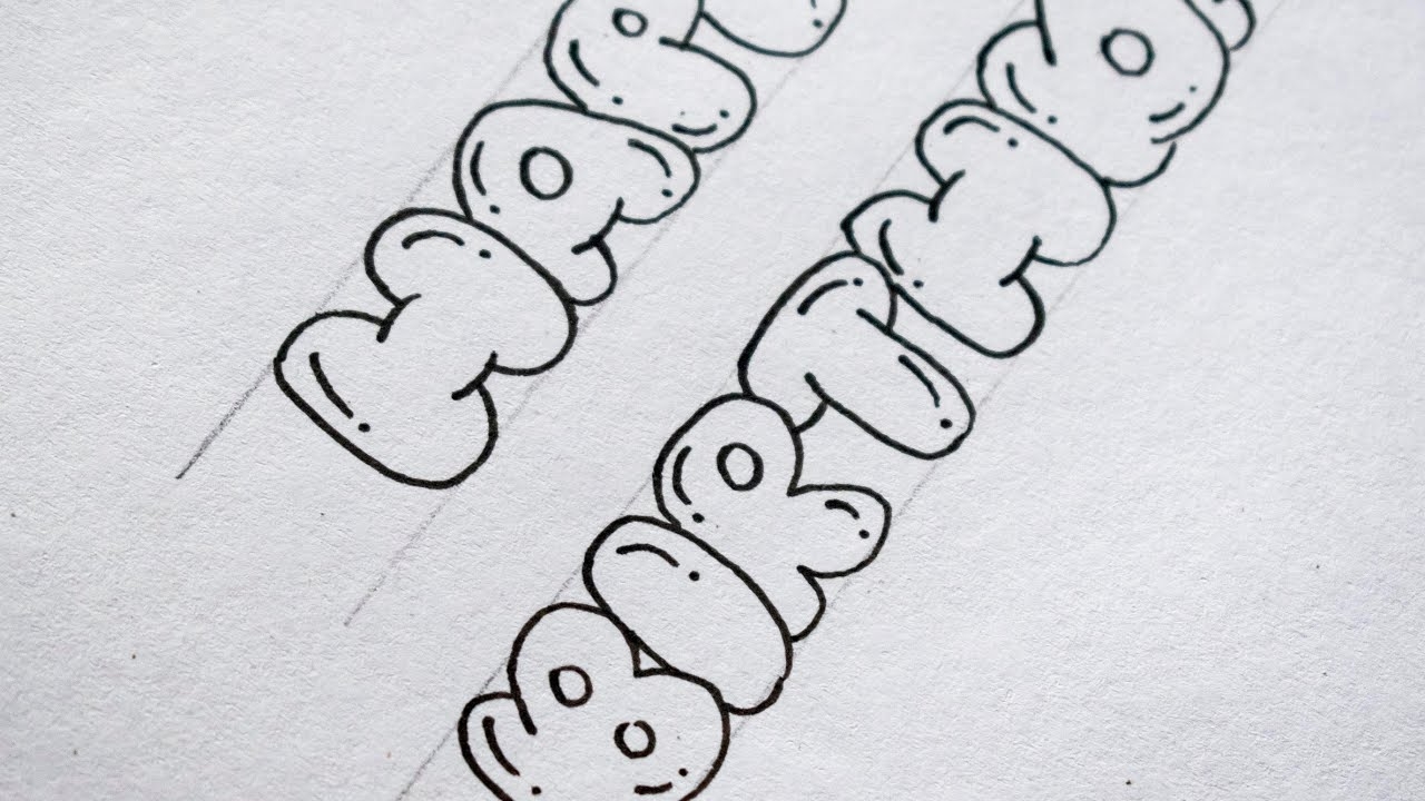 HAPPY BIRTHDAY Bubble Calligraphy Letters Bubble Alphabets YouTube HAPPY BIRTHDAY Bubble Calligraphy Letters Bubble Alphabets YouTube