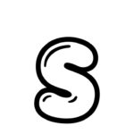 Printable Bubble Letter S Bubble Letters Alphabet