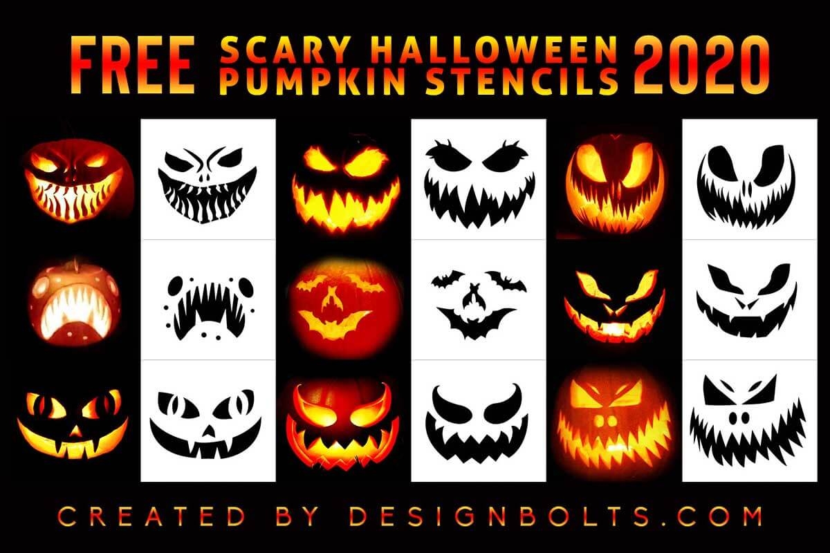 10 Free Scary Halloween Pumpkin Carving Stencils Printable Patterns Ideas 2020 Designbolts 10 Free Scary Halloween Pumpkin Carving Stencils Printable Patterns Ideas 2020 Designbolts