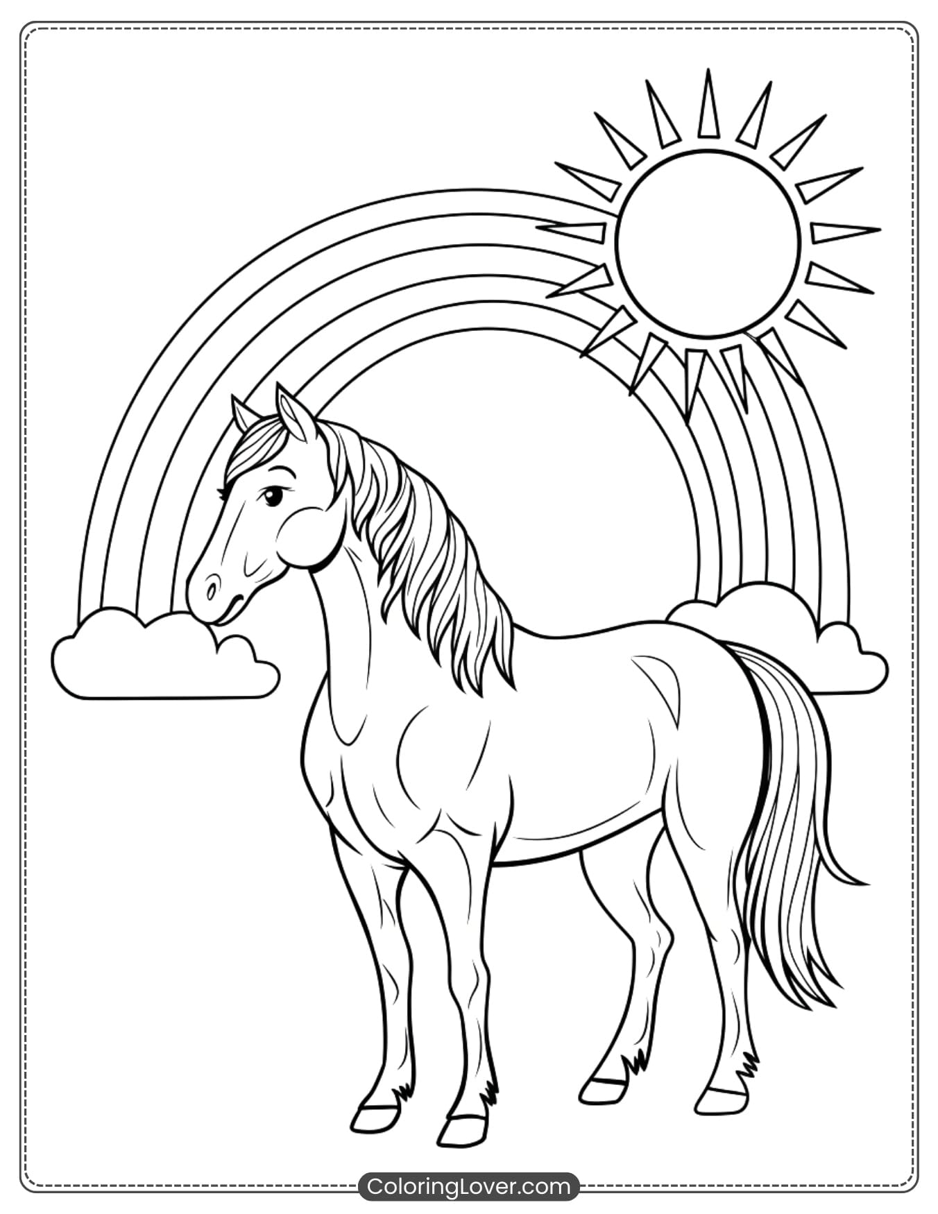 103 Horse Coloring Pages Free Printables For All Ages 103 Horse Coloring Pages Free Printables For All Ages
