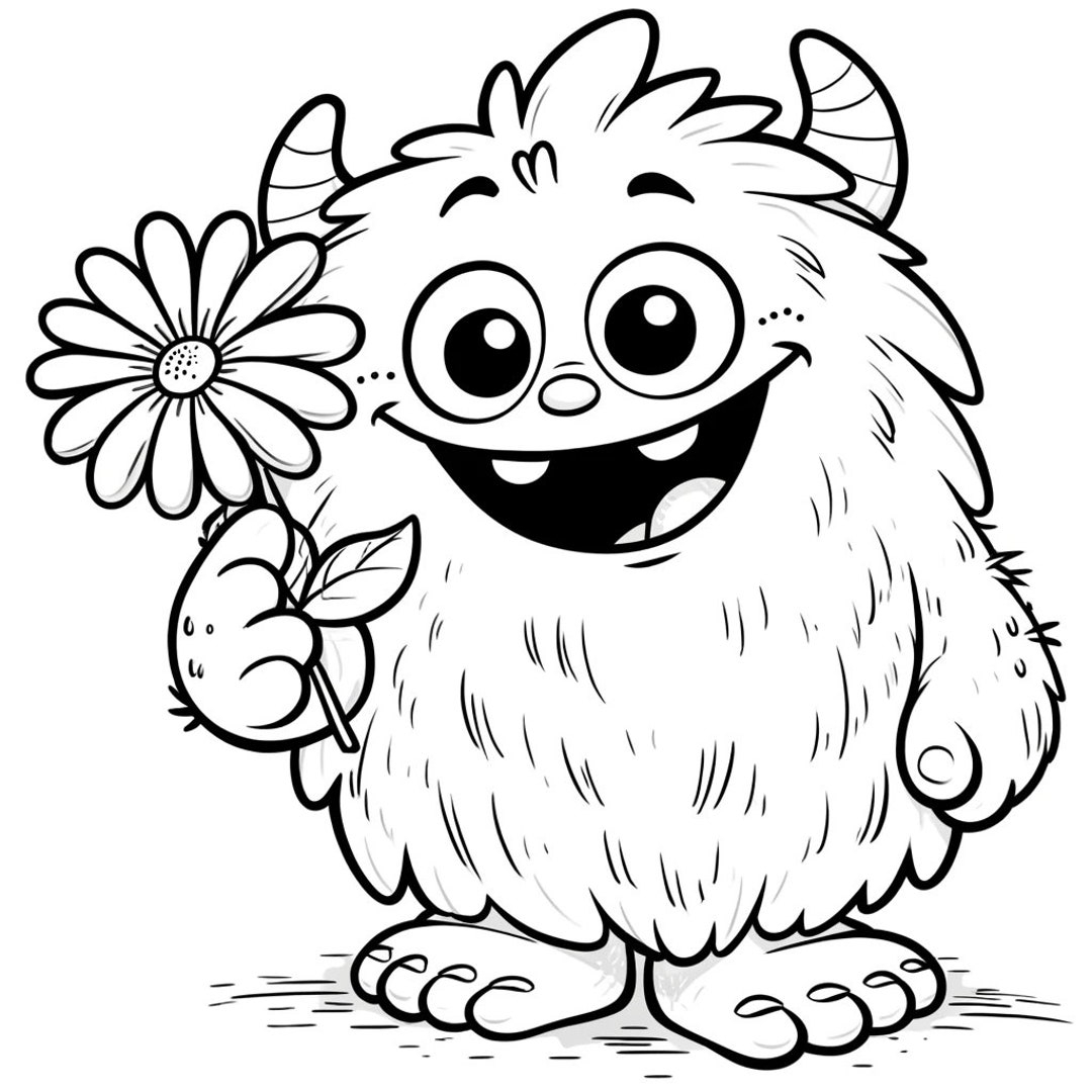 Monster Pictures To Color