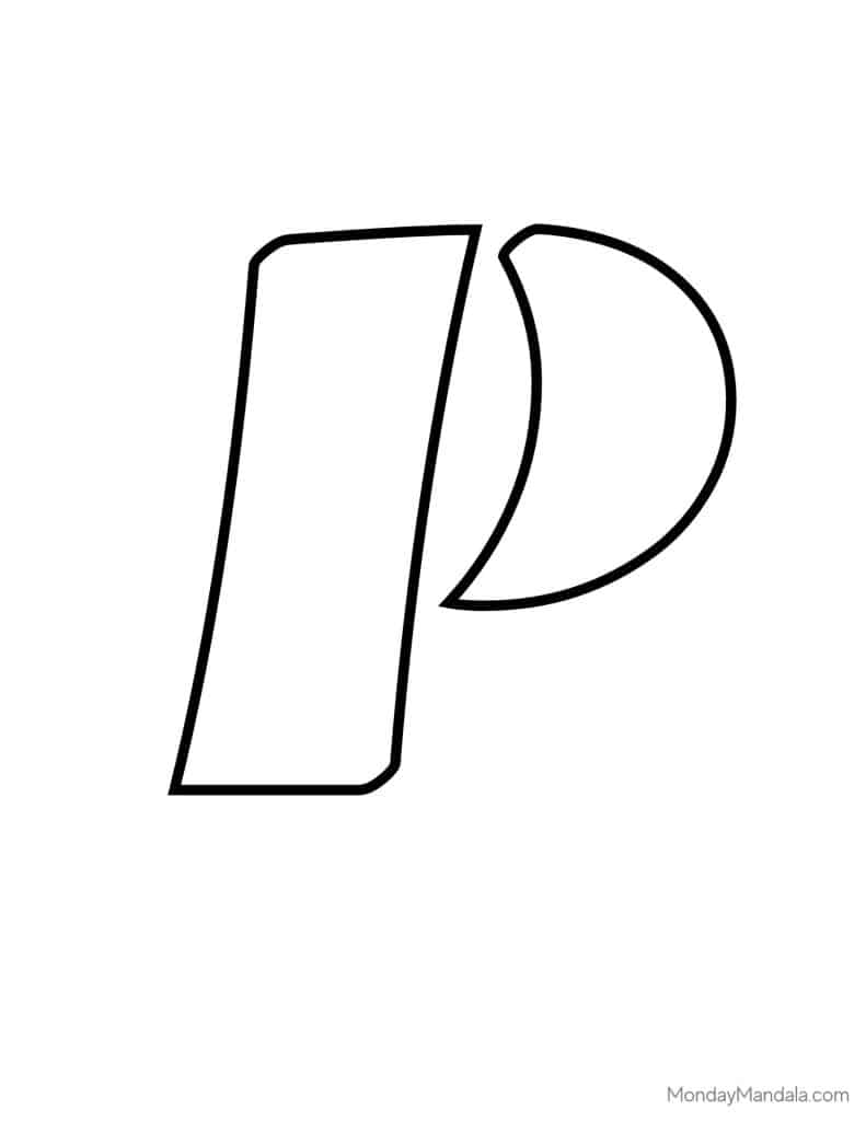 large printable letter stencils