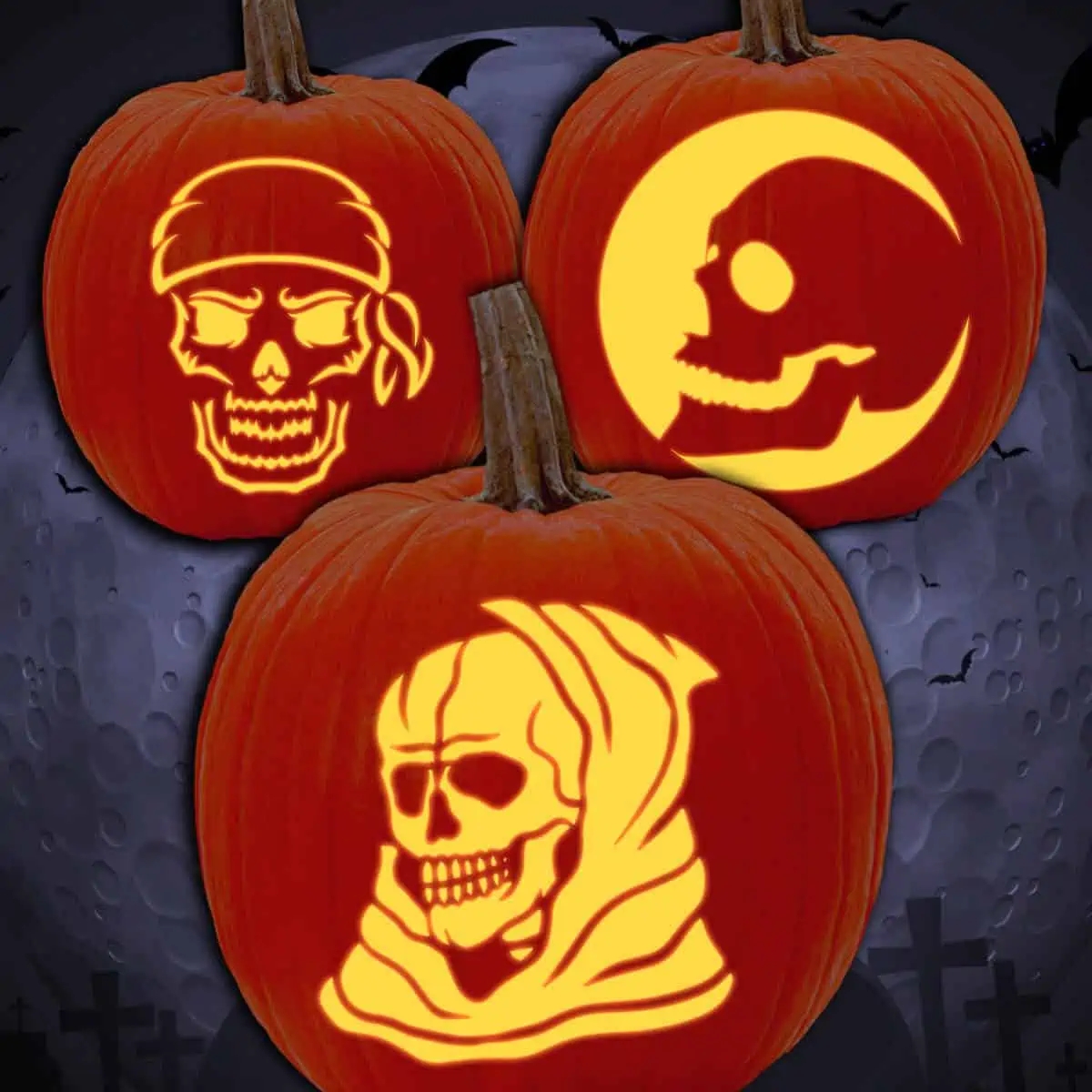 30 Free Skull Pumpkin Carving Patterns Stencils Artsy Pretty Plants